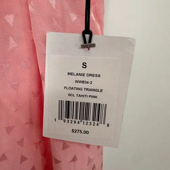 ONIA NWT Melanie Low Back Midi Dress in Pink // S - Picture 5 of 13